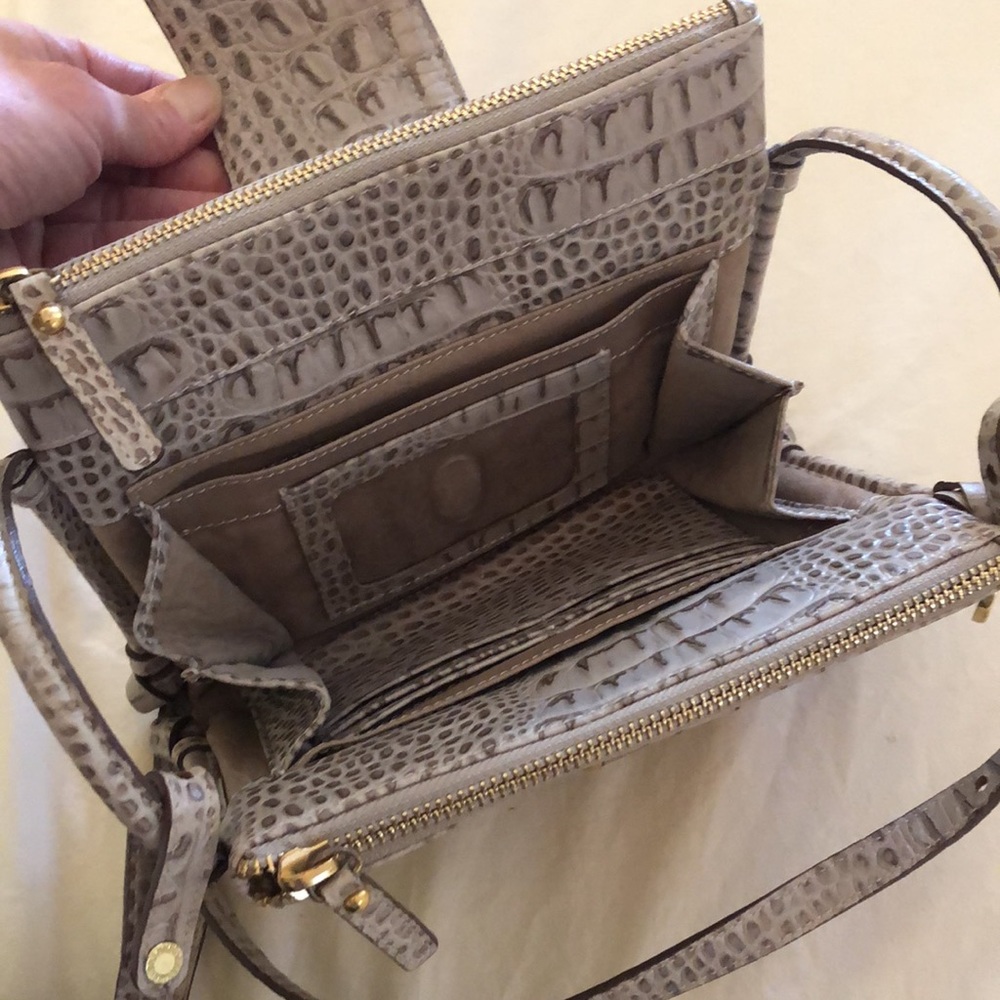 Brahmin Tan and Gray Shoulder Bag - Picture 6 of 6